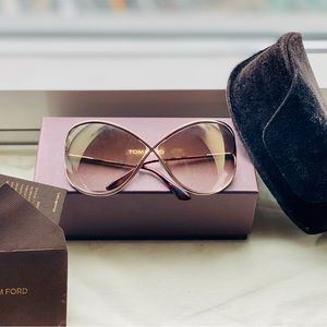 Tom Ford FT0130 Miranda Sunglasses + case box authenticity card